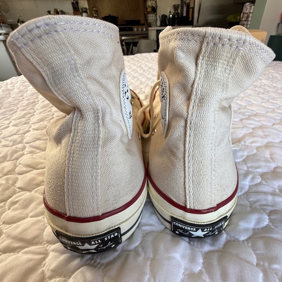 Converse Chuck Taylor Highs In Off-white Size M:7.5 W:9.5 - Picture 5 of 7